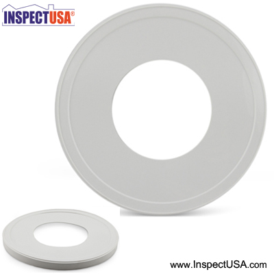 Wall Dress Cosmetic Flange 4" CF50 (28046-2) WHITE PVC Plastic