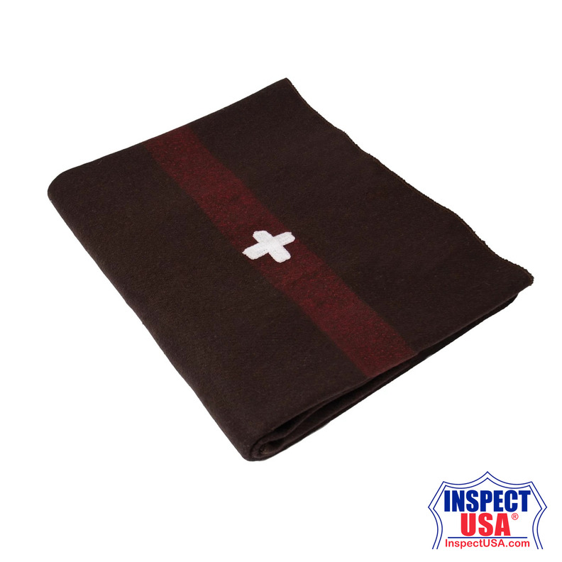 Rothco Swiss Wool Blanket With Cross