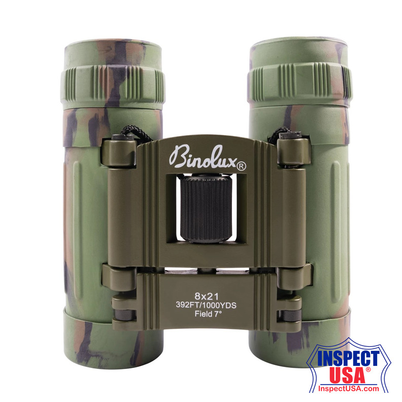 Camouflage Compact 8 X 21 Binoculars