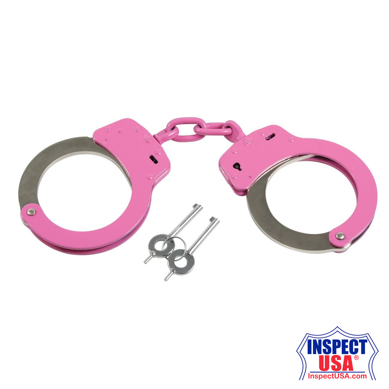 Rothco Pink Handcuffs With Belt Loop Pouch
