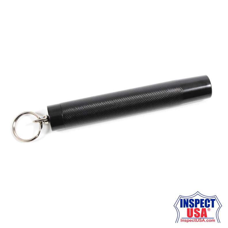 Rothco Expandable Baton With Keyring / Black - 12"