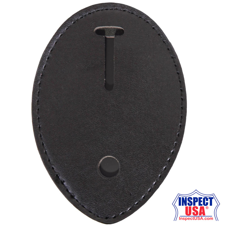 Rothco Leather Clip-On Badge Holder
