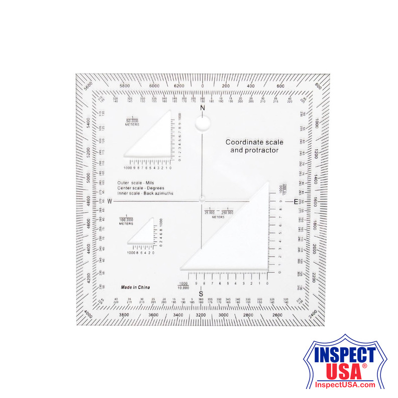 Rothco Coordinate Scale Protractor