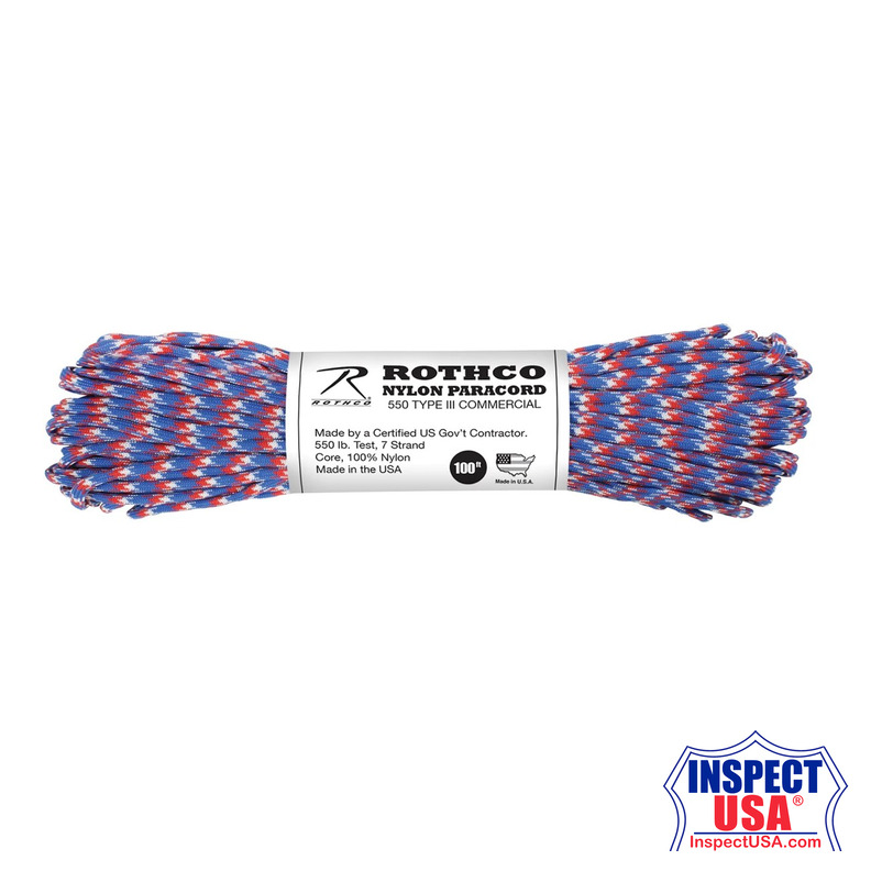 Rothco 550lb Type III Nylon Camo Paracord