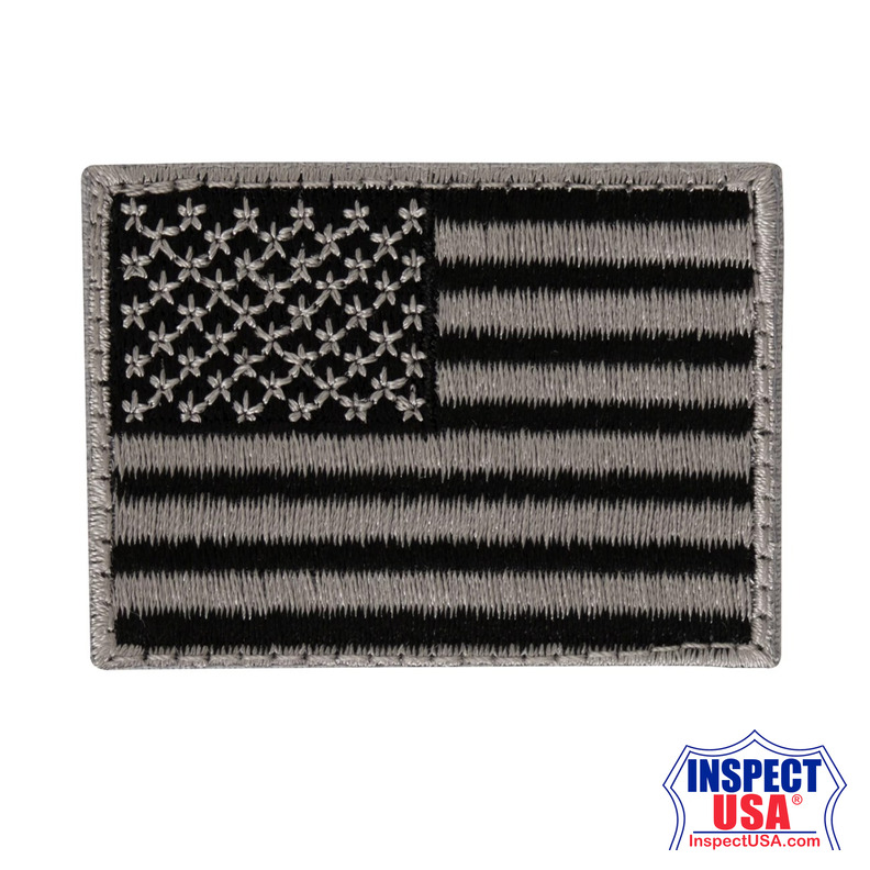 Rothco Mini US Flag Patch With Hook Back