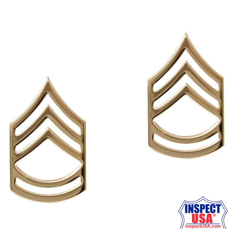 Rothco Sergeant First Class Polished Insignia Pin