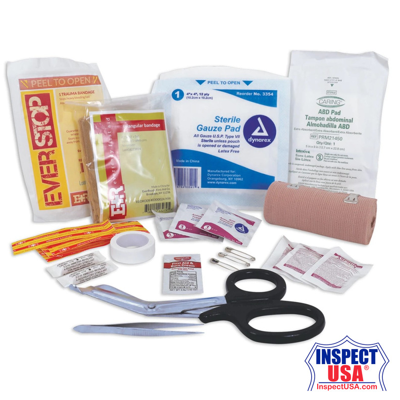 Rothco Tactical Trauma First Aid Kit Contents
