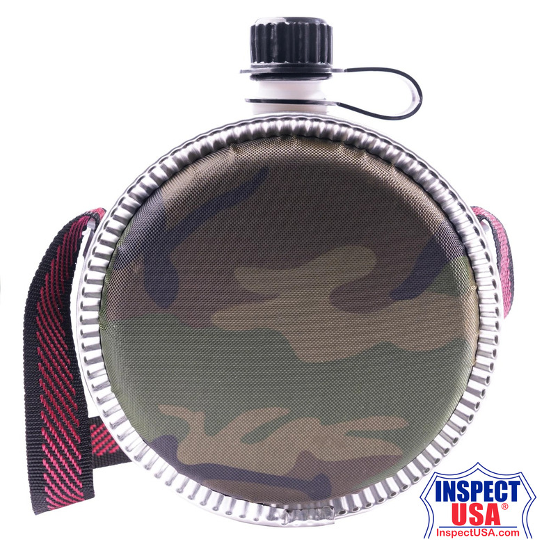 Rothco Woodland Camo Mini Desert Canteen