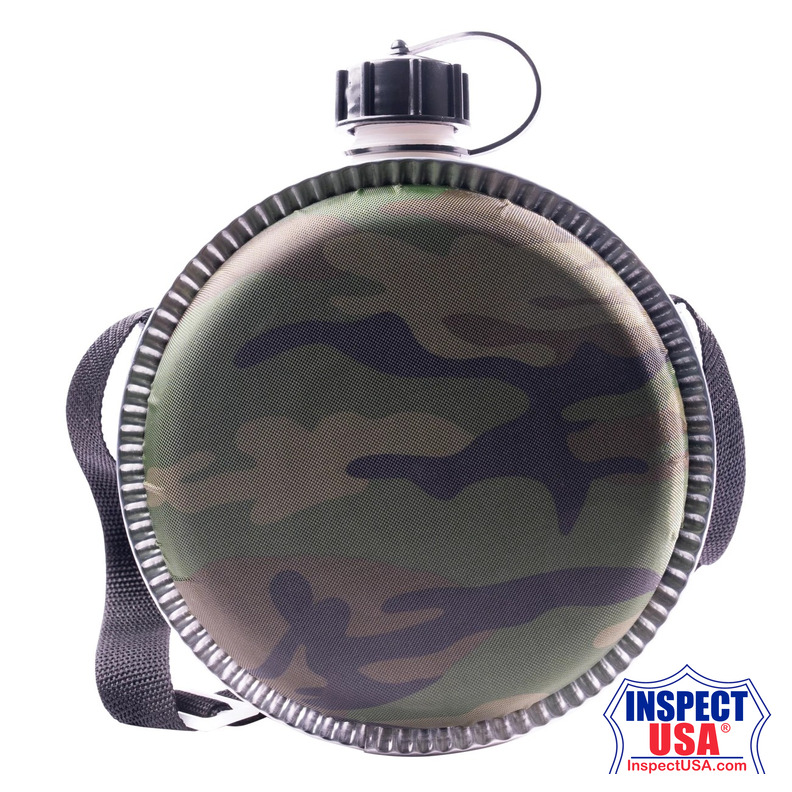 Rothco Woodland Camo 2 QT Desert Canteen