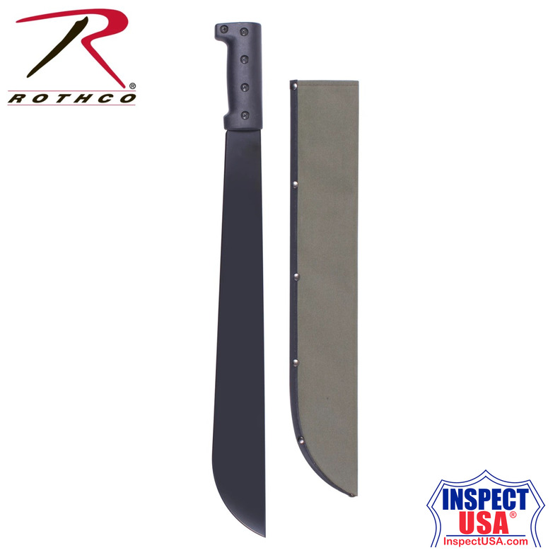Rothco Bush Pro Steel Machete with Sheath