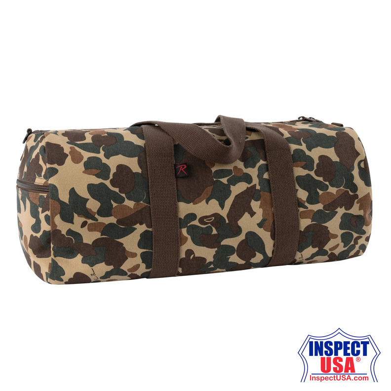 Rothco X Bear Archery Fred Bear Camo Canvas Shoulder Duffle Bag