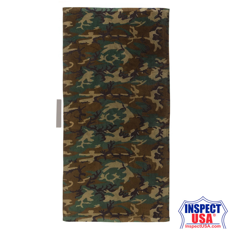 Rothco Woodland Camo Beach Towel