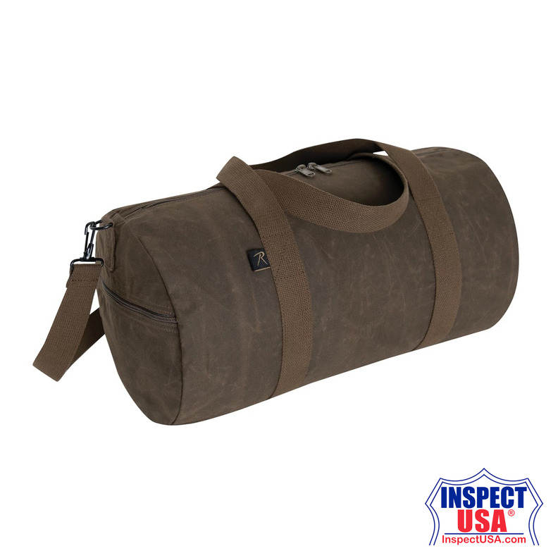 Rothco Waxed Canvas Shoulder Duffle Bag - 19 Inch