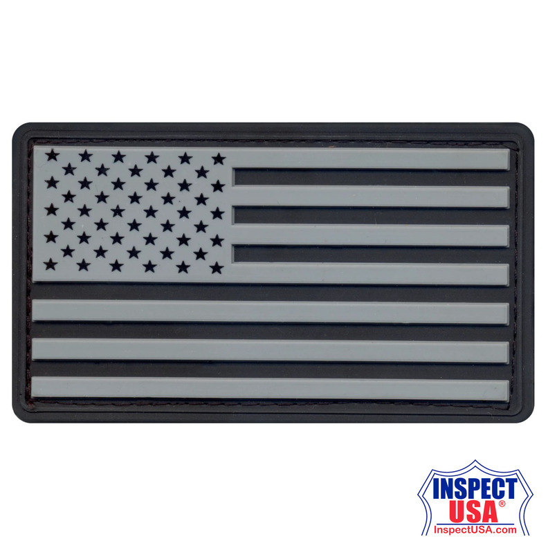 Rothco PVC US Flag Patch With Hook Back