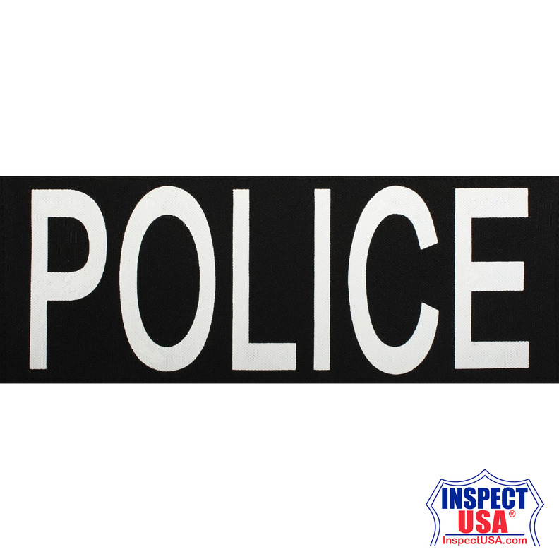 Rothco Police Patch With Hook Back
