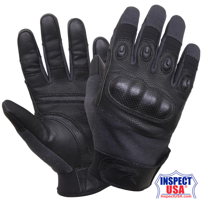 Rothco Carbon Fiber Hard Knuckle Cut/Fire-Resistant Gloves