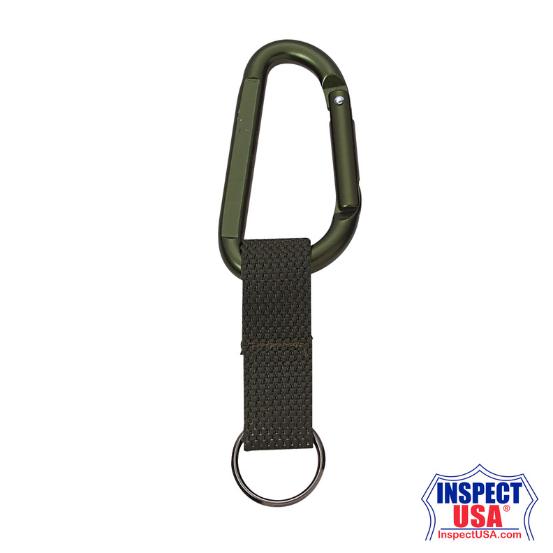 Rothco Jumbo 80MM Carabiner With Web Strap Key Ring