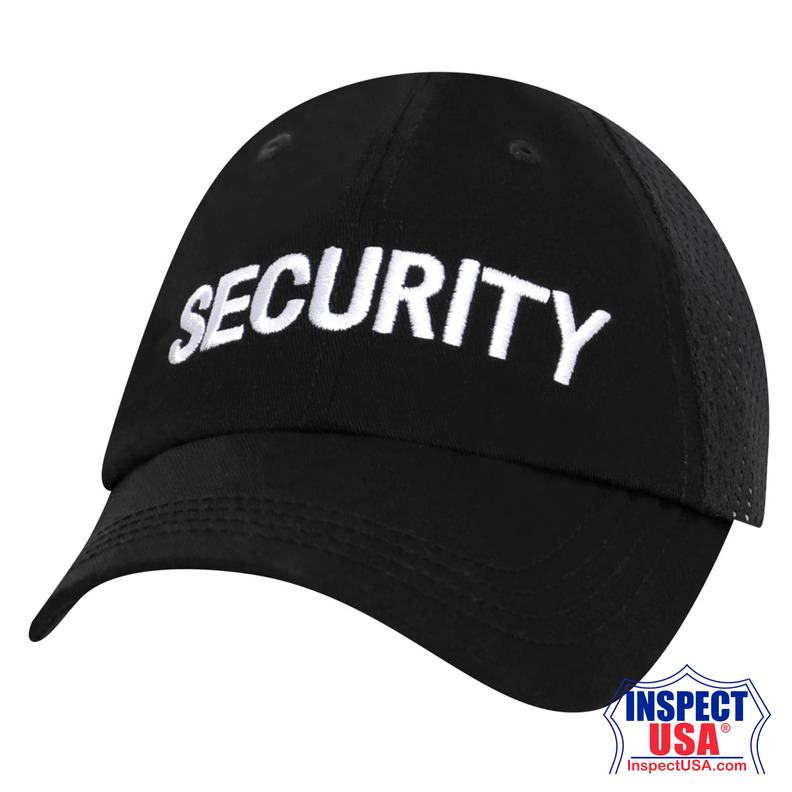 Rothco Security Mesh Back Tactical Cap - Black