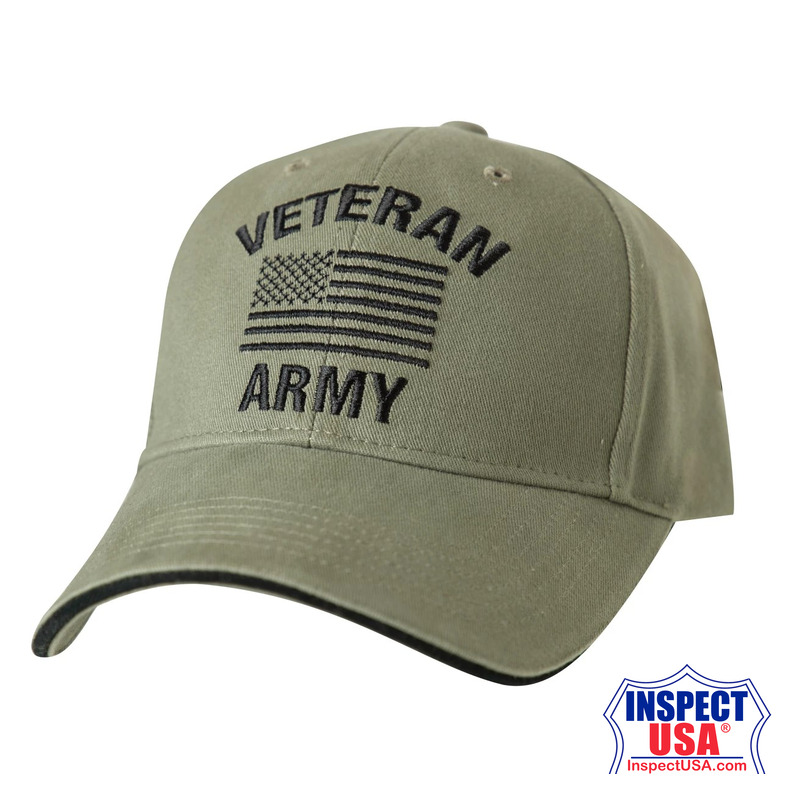 Rothco Vintage Low Profile Cap - Army Veteran