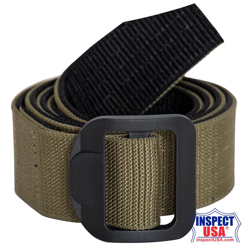 Rothco Reversible Airport Friendly Riggers Belt - Black / Coyote