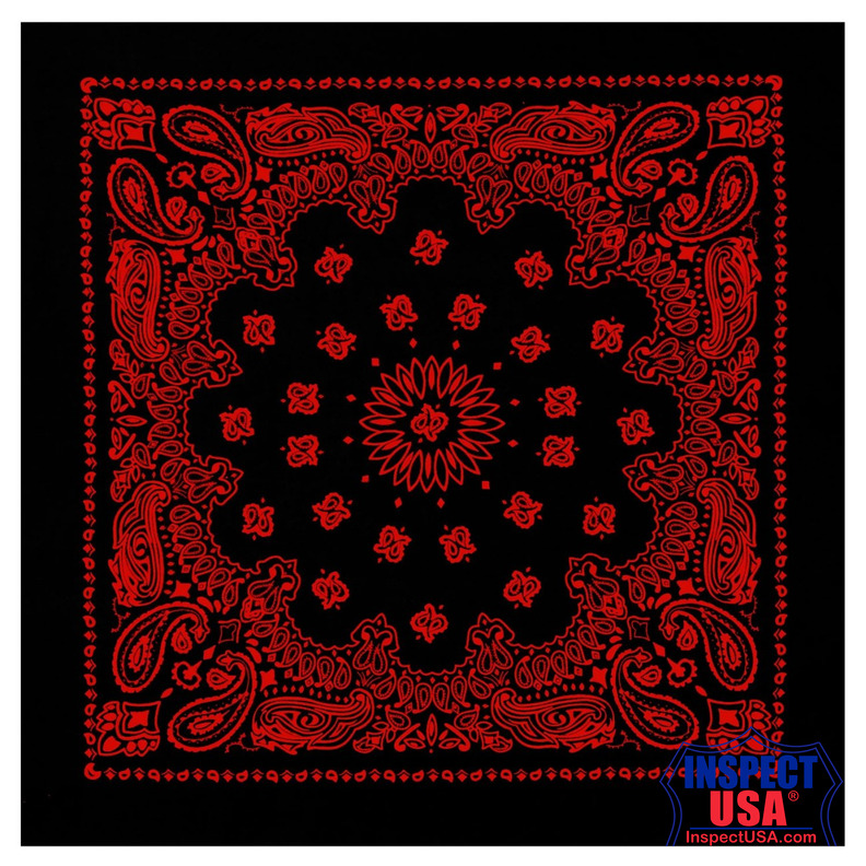 Rothco Trainmen Paisley Bandana - 22" X 22"