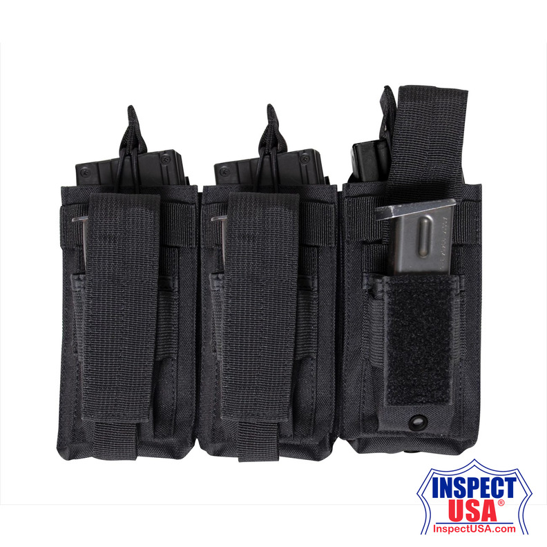 Rothco MOLLE Triple Kangaroo Rifle and Pistol Mag Pouch