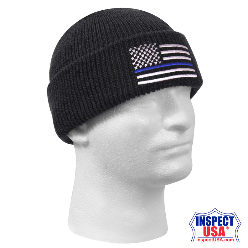 Rothco Thin Blue Line Deluxe Embroidered Watch Cap