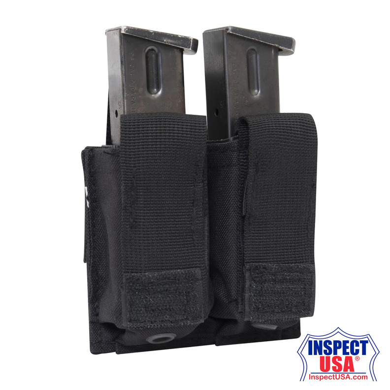 Rothco MOLLE Double Pistol Mag Pouch With Insert