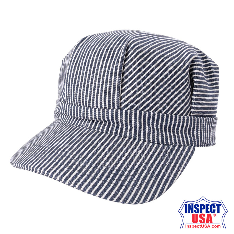 Rothco Hickory Stripe Engineer Cap