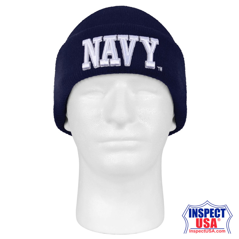 Rothco Deluxe Navy Embroidered Watch Cap