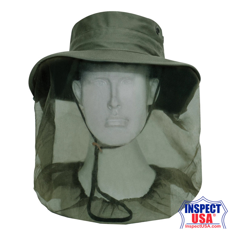 Rothco Adjustable Boonie Hat With Mosquito Netting - Olive Drab