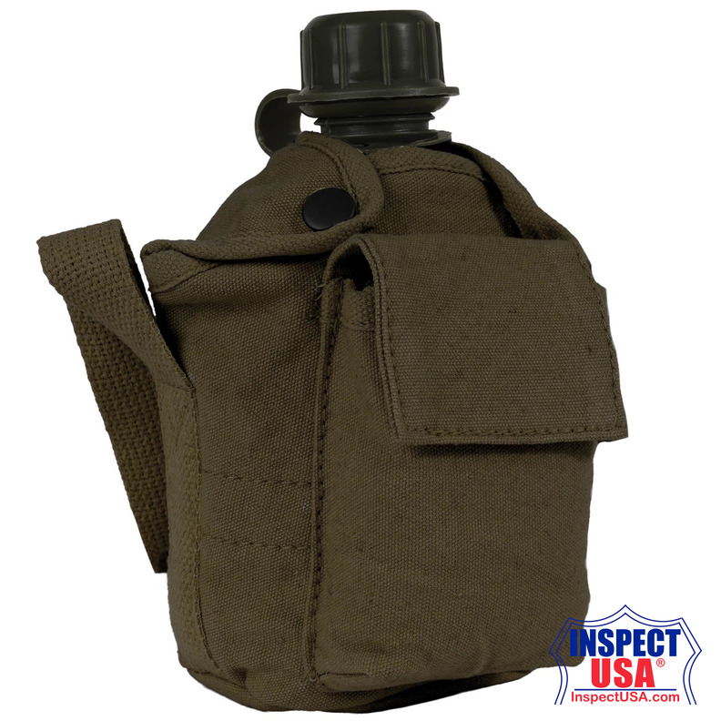 Rothco Vintage Canvas Carry-All Canteen Cover With Shoulder Strap
