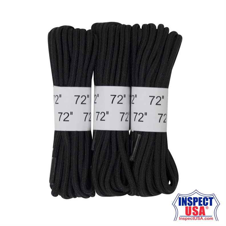 Rothco 72" Boot Laces - 3 Pack