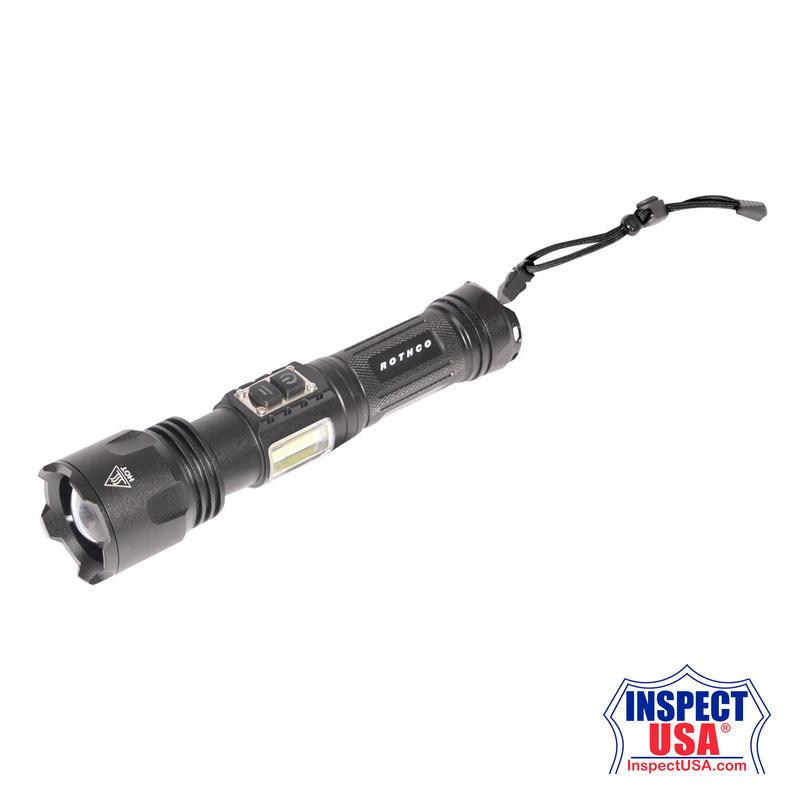 Rothco Rechargeable LED Tactical Task Light with Zoom - 2000 Lumens