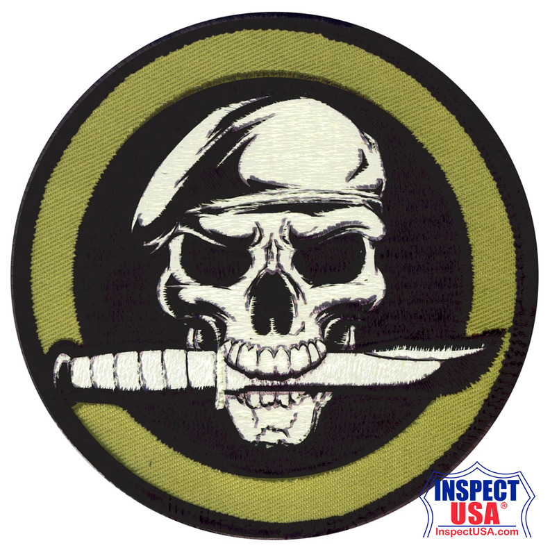 Rothco Military Skull & Knife Morale Patch