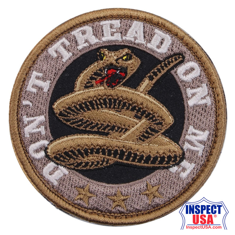 Rothco Don't Tread On Me Round Morale Patch