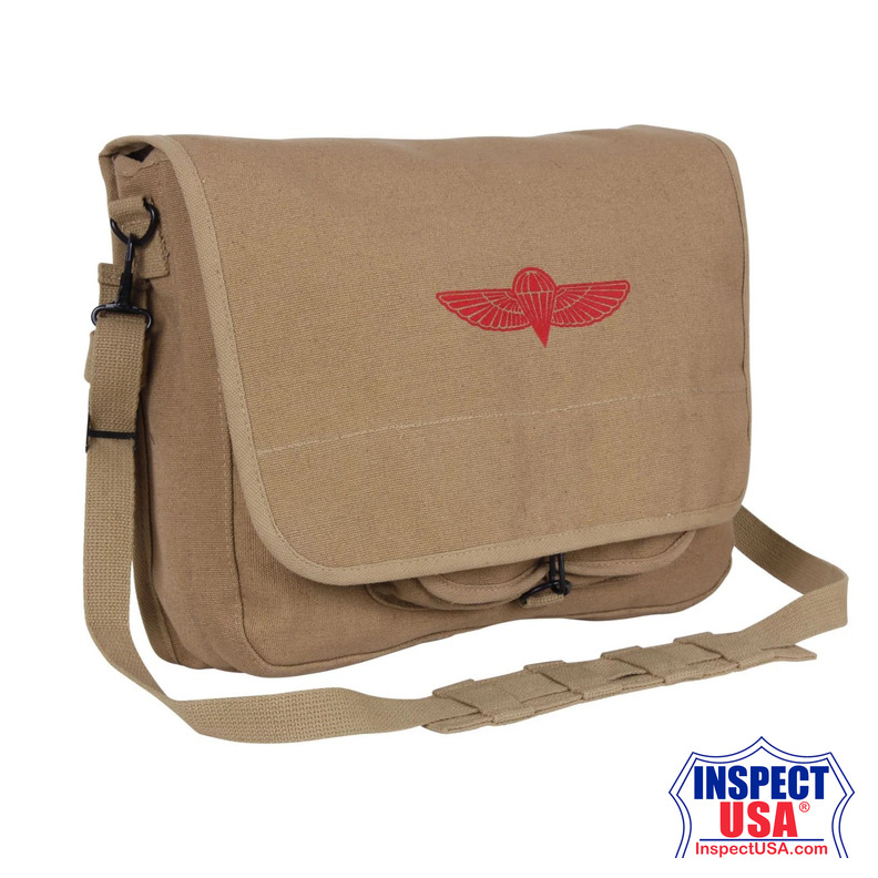 Rothco Canvas Paratrooper Messenger Bag