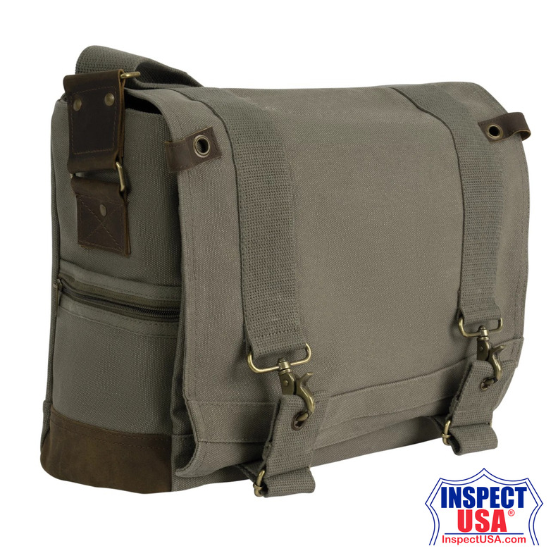 Rothco Vintage Canvas B-15 Pilot Messenger Bag