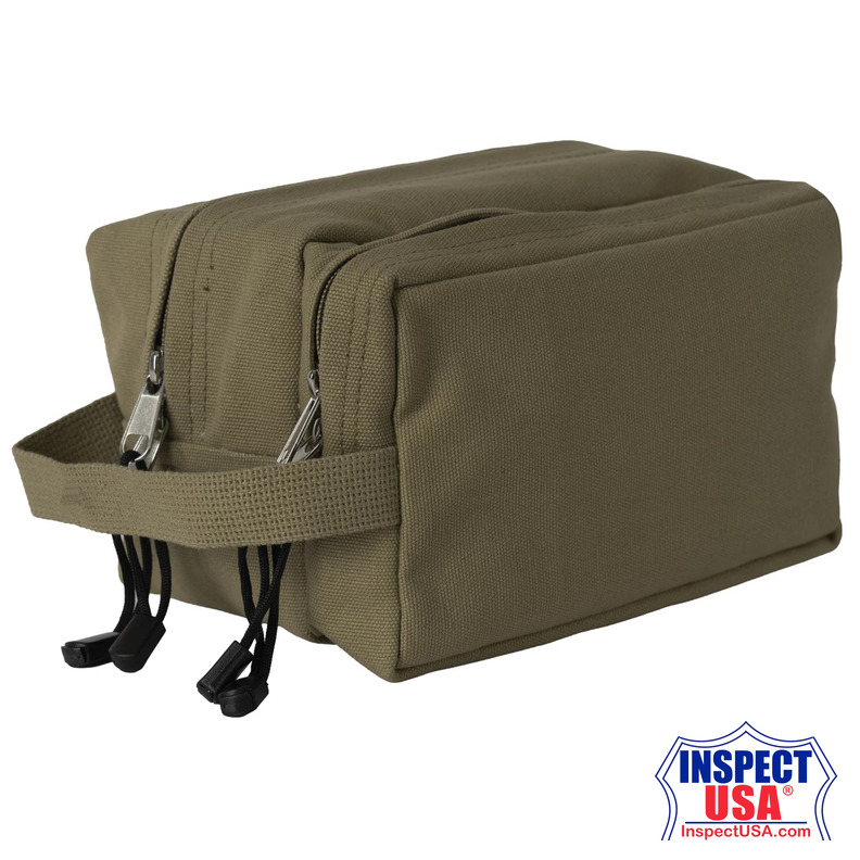Rothco Canvas Dual Compartment Travel Kit