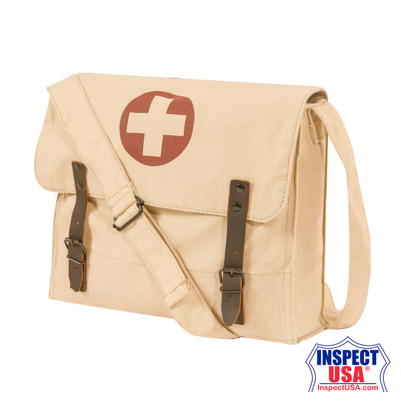 Rothco Vintage Medic Canvas Bag With Cross