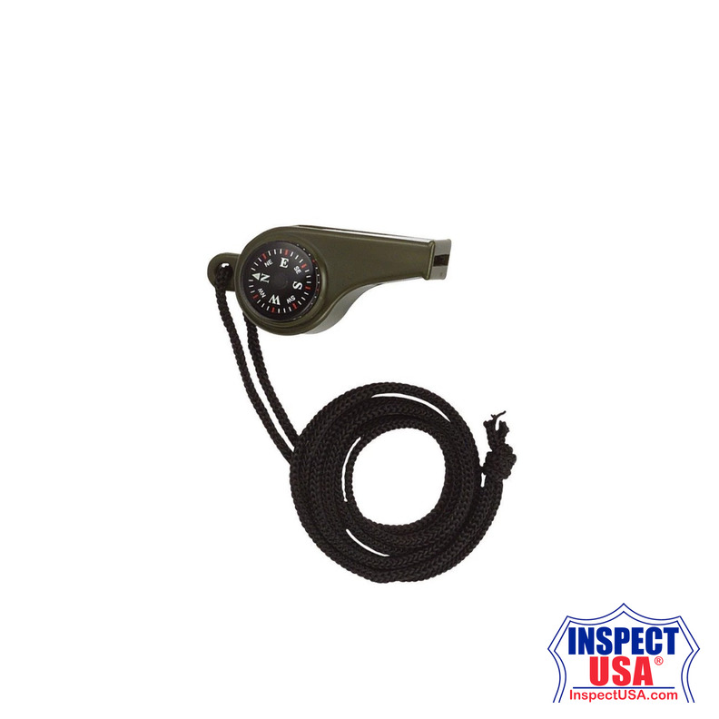 Rothco 3-1 Super Whistle with Compass & Thermometer