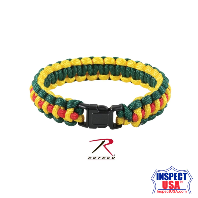 Rothco Multi-Colored Paracord Bracelet