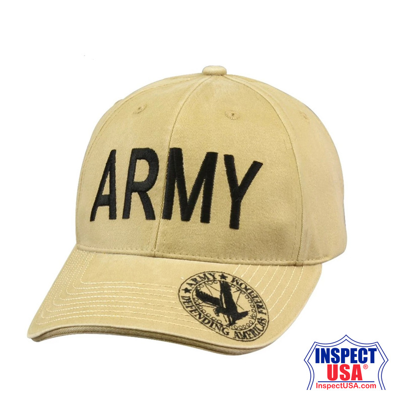 Rothco Vintage Deluxe Army Low Profile Insignia Cap