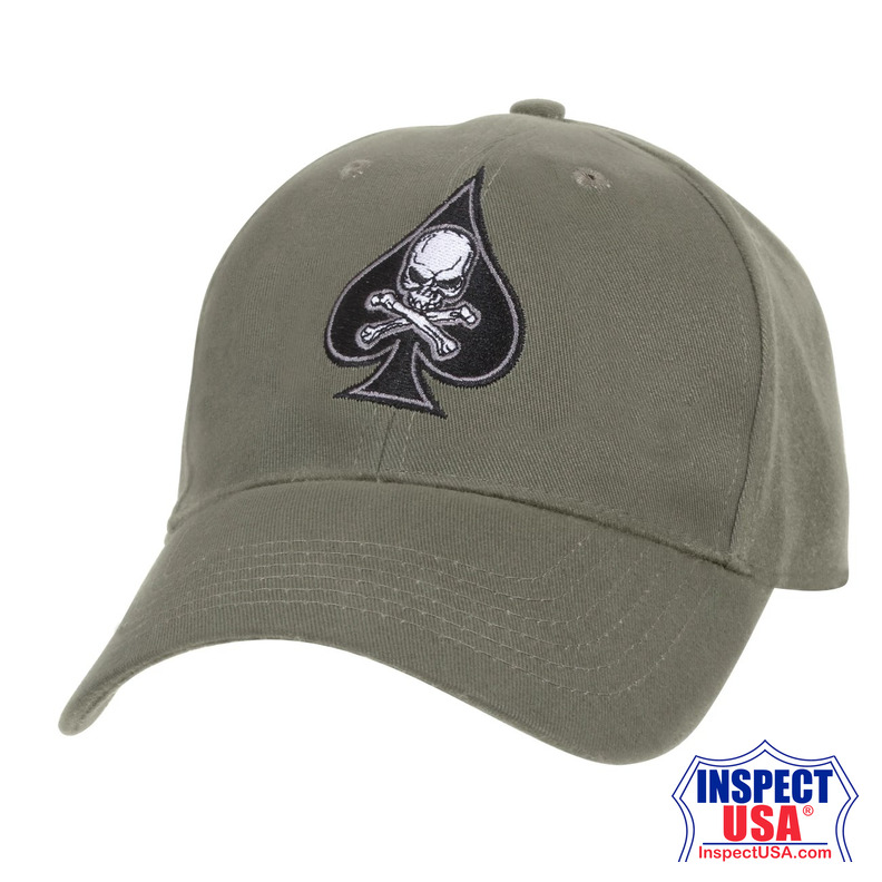 Black Ink Death Spade Low Profile Insignia Cap