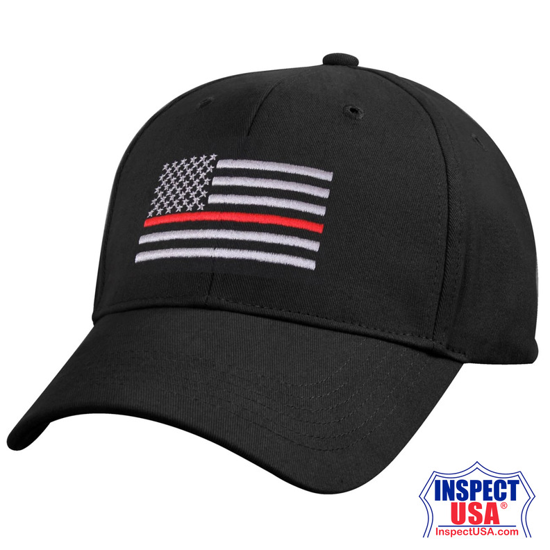 Rothco Thin Red Line Flag Low Profile Cap