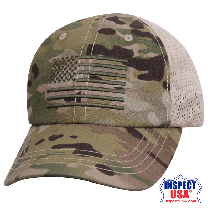 Rothco Tactical Mesh Back Cap With Embroidered US Flag