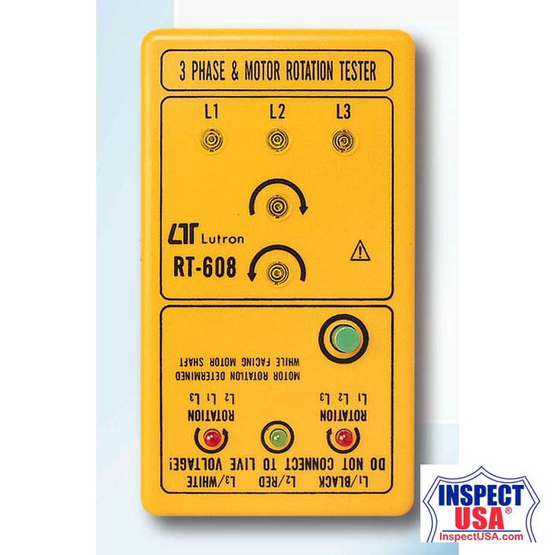Lutron 3 Phase & Motor Rotation Tester (RT-608)