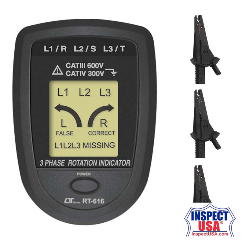 Lutron 3 Phase Rotation Tester (RT-616)