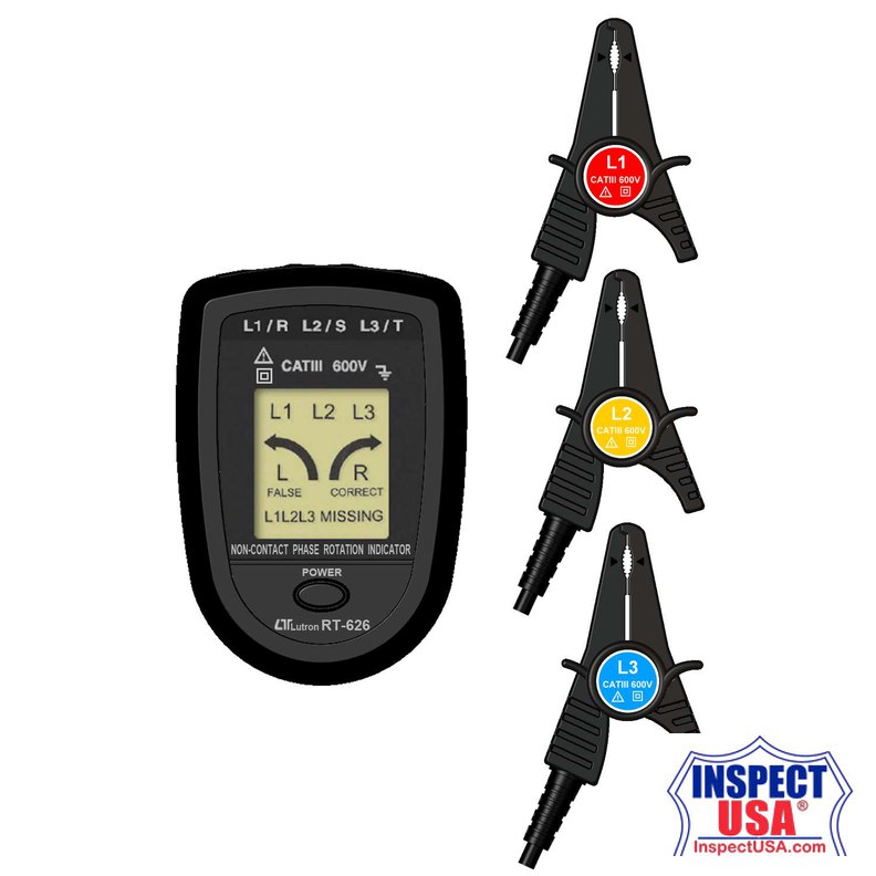 Lutron 3 Phase Rotation Tester (RT-626B)