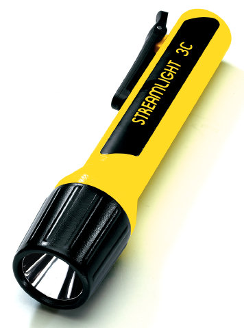 Streamlight PROPOLYMER LED Waterproof Flashlight 3C (33244) Yellow